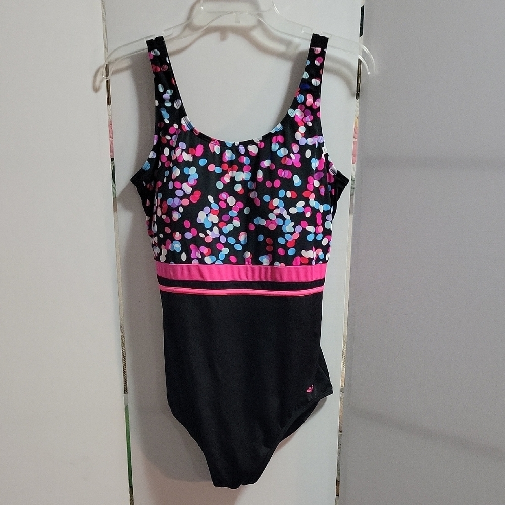 Colorful Polka Dot Swimsuit